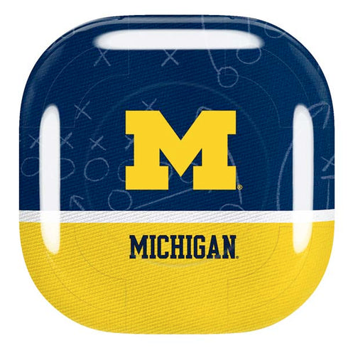 University of Michigan Jersey Split Galaxy Buds Pro Skin