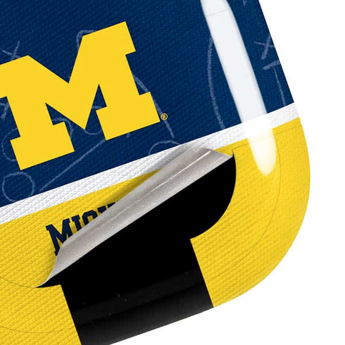 University of Michigan Jersey Split Galaxy Buds Pro Skin