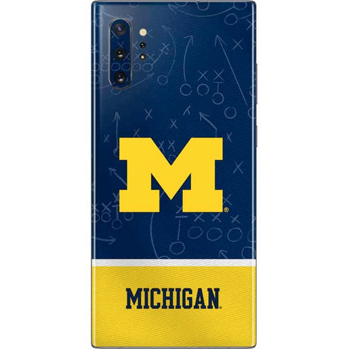 University of Michigan Jersey Split Galaxy Note 10 Plus Skin