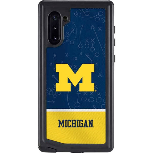 University of Michigan Jersey Split Galaxy Cases