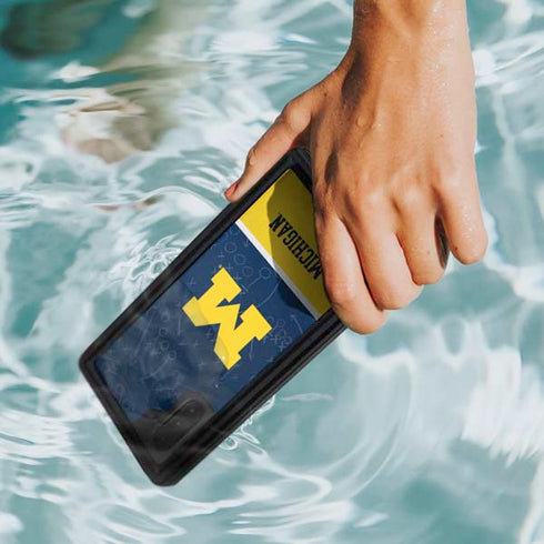 University of Michigan Jersey Split Galaxy Note 10 Waterproof Case