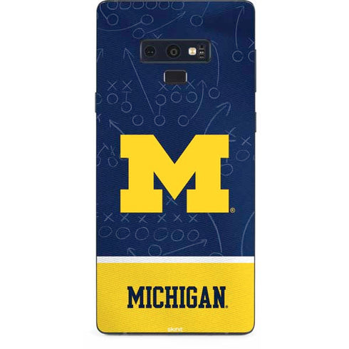 University of Michigan Jersey Split Galaxy Note 9 Skin