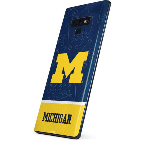 University of Michigan Jersey Split Galaxy Note 9 Skin