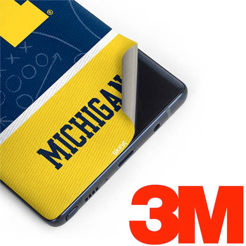 University of Michigan Jersey Split Galaxy Note 9 Skin
