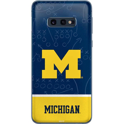 University of Michigan Jersey Split Galaxy S10e Skin