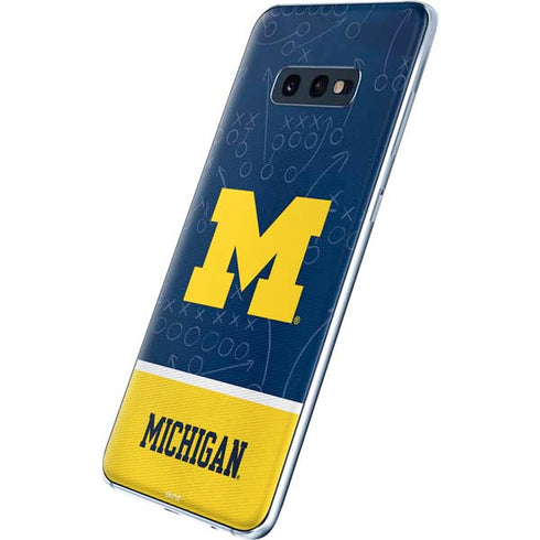 University of Michigan Jersey Split Galaxy S10e Skin