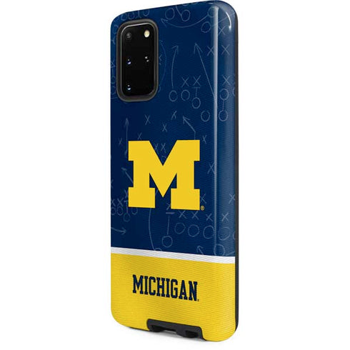 University of Michigan Jersey Split Galaxy S20 Plus Pro Case
