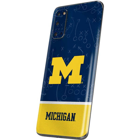University of Michigan Jersey Split Galaxy S20 Skin