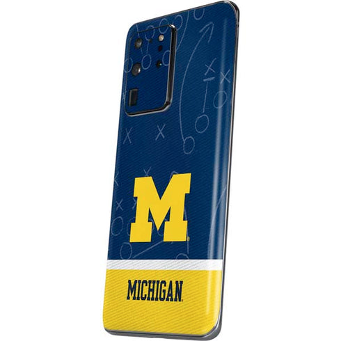 University of Michigan Jersey Split Galaxy S20 Ultra 5G Skin