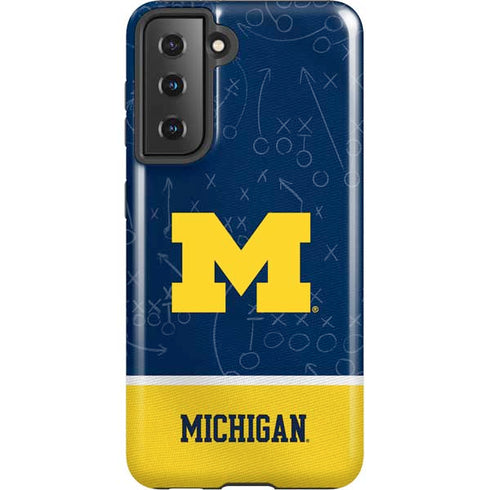 University of Michigan Jersey Split Galaxy S21 5G Pro Case