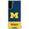 University of Michigan Jersey Split Galaxy S21 FE Clear Case