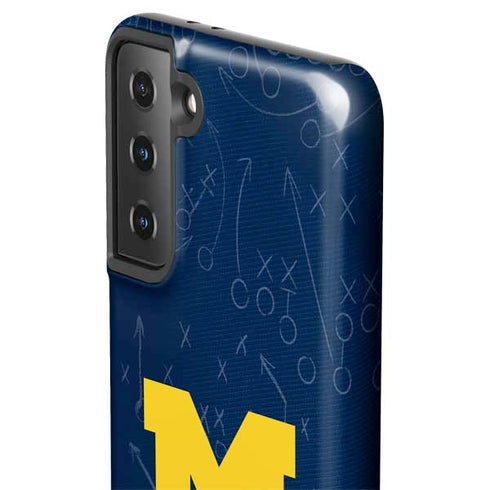 University of Michigan Jersey Split Galaxy S21 FE Pro Case