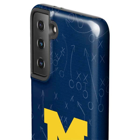 University of Michigan Jersey Split Galaxy S21 Plus 5G Pro Case