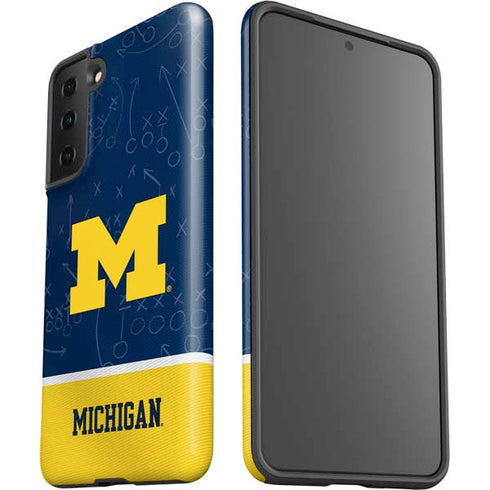 University of Michigan Jersey Split Galaxy S21 Plus 5G Pro Case