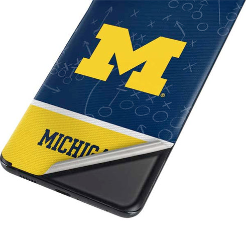 University of Michigan Jersey Split Galaxy S21 Plus 5G Skin