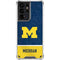University of Michigan Jersey Split Galaxy S21 Ultra 5G Clear Case