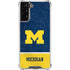 University of Michigan Jersey Split Galaxy S22 Plus Clear Case