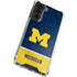 University of Michigan Jersey Split Galaxy S22 Plus Clear Case