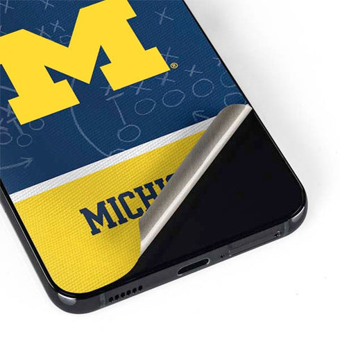 University of Michigan Jersey Split Galaxy S22 Plus Skin