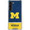 University of Michigan Jersey Split Galaxy S23 Clear Case