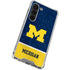 University of Michigan Jersey Split Galaxy S23 Clear Case