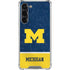 University of Michigan Jersey Split Galaxy S23 FE Clear Case
