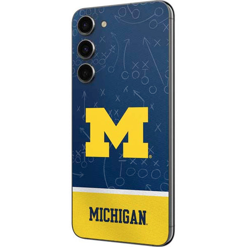 University of Michigan Jersey Split Galaxy S23 FE Skin