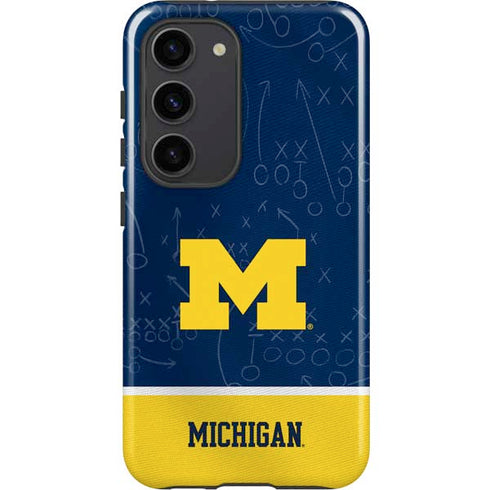 University of Michigan Jersey Split Galaxy S23 Pro Case