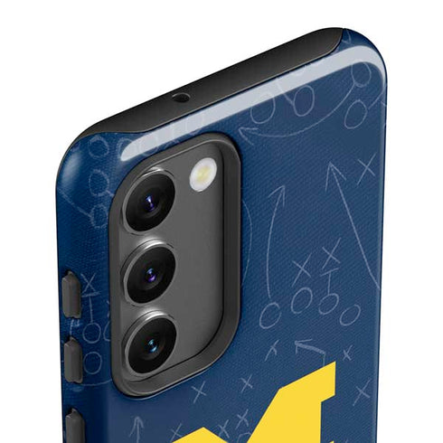University of Michigan Jersey Split Galaxy S23 Pro Case