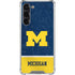 University of Michigan Jersey Split Galaxy S24 FE Clear Case