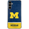 University of Michigan Jersey Split Galaxy S24 Plus Clear Case