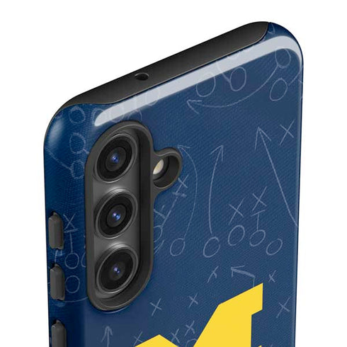 University of Michigan Jersey Split Galaxy S25 Plus Impact Case