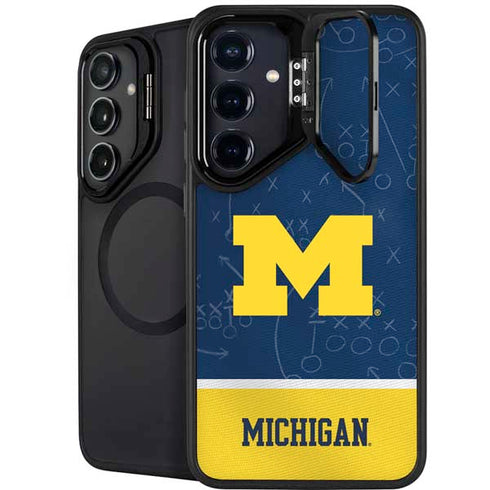 University of Michigan Jersey Split Galaxy S25 Plus Kickstand Case