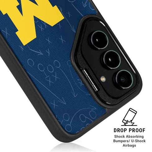 University of Michigan Jersey Split Galaxy S25 Plus Kickstand Case