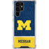 University of Michigan Jersey Split Galaxy S24 Ultra Clear Case