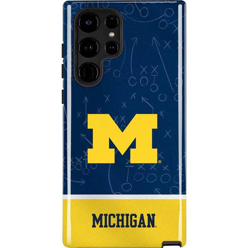 University of Michigan Jersey Split Galaxy S24 Ultra Impact Case