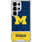 University of Michigan Jersey Split Galaxy S25 Ultra Clear Case