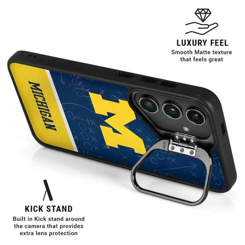 University of Michigan Jersey Split Galaxy S26 Kickstand Case