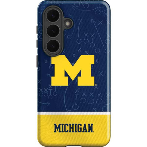 University of Michigan Jersey Split Galaxy S26 Plus Impact Case