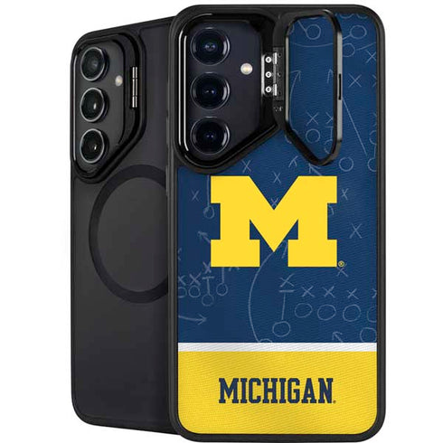 University of Michigan Jersey Split Galaxy S26 Plus Kickstand Case