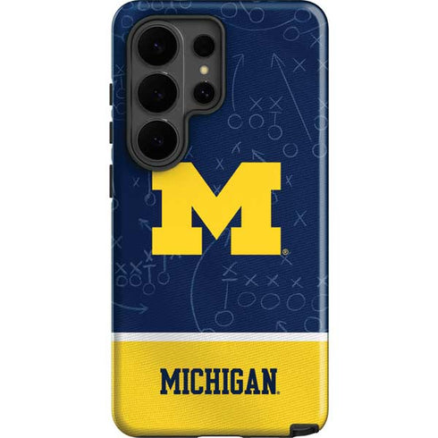 University of Michigan Jersey Split Galaxy S26 Ultra Impact Case