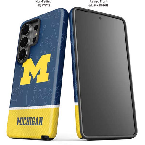 University of Michigan Jersey Split Galaxy S26 Ultra Impact Case