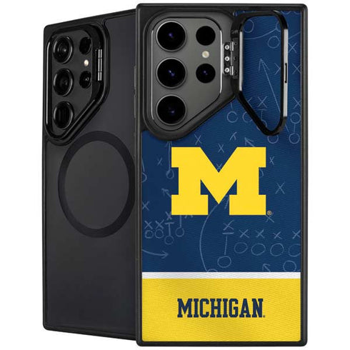 University of Michigan Jersey Split Galaxy S26 Ultra Kickstand Case