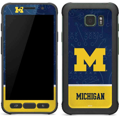 University of Michigan Jersey Split Galaxy S7 Active Skin