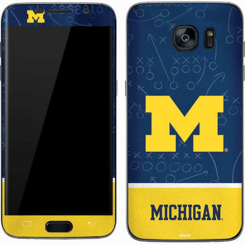 University of Michigan Jersey Split Galaxy S7 Skin