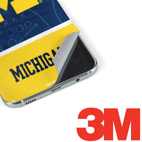 University of Michigan Jersey Split Galaxy S8 Plus Skin