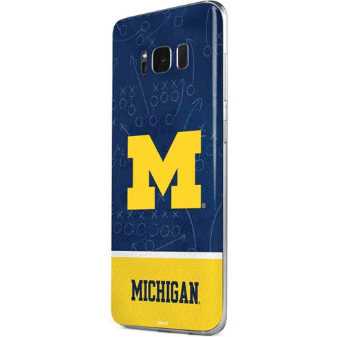 University of Michigan Jersey Split Galaxy S8 Skin