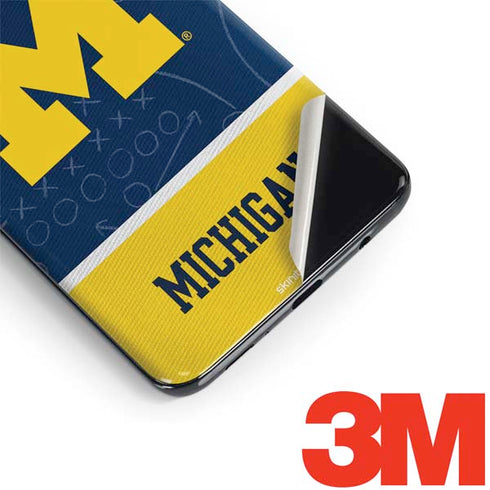 University of Michigan Jersey Split Galaxy S9 Plus Skin