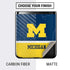 University of Michigan Jersey Split Galaxy Z Flip Skin