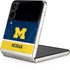 University of Michigan Jersey Split Galaxy Z Flip3 5G Skin